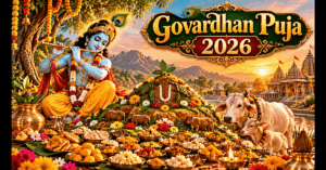 Govardhan Puja 2026 : Date, Shubh Muhurat, Puja Vidhi & Significance